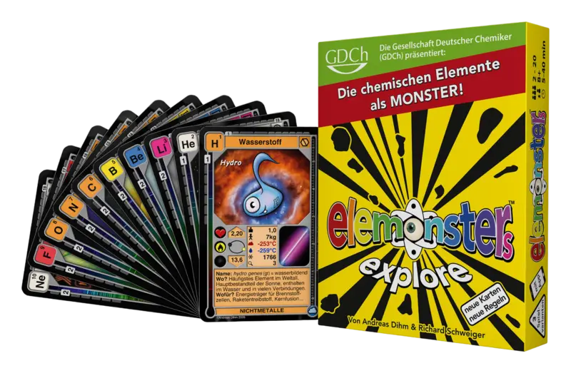 Elemonsters Explore - Chemie Kartenspiel (2026 Edition)
