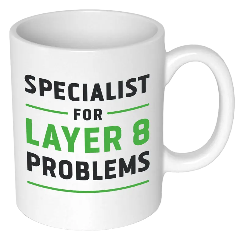 Specialist for Layer 8 Problems Becher