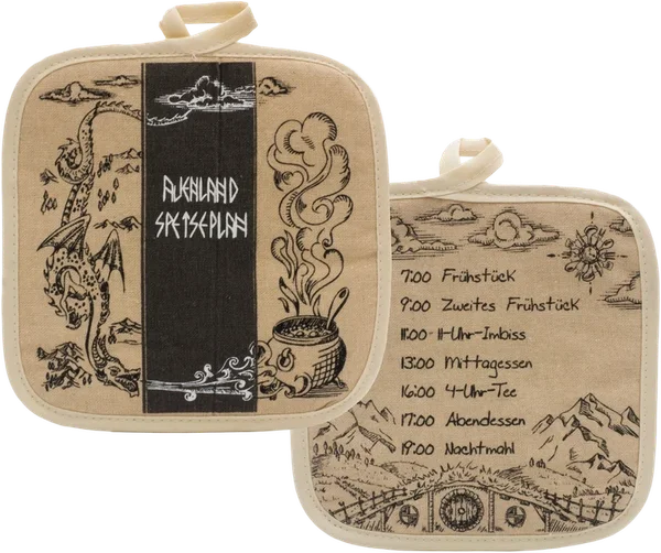 Pannenlappen set Auenland menu