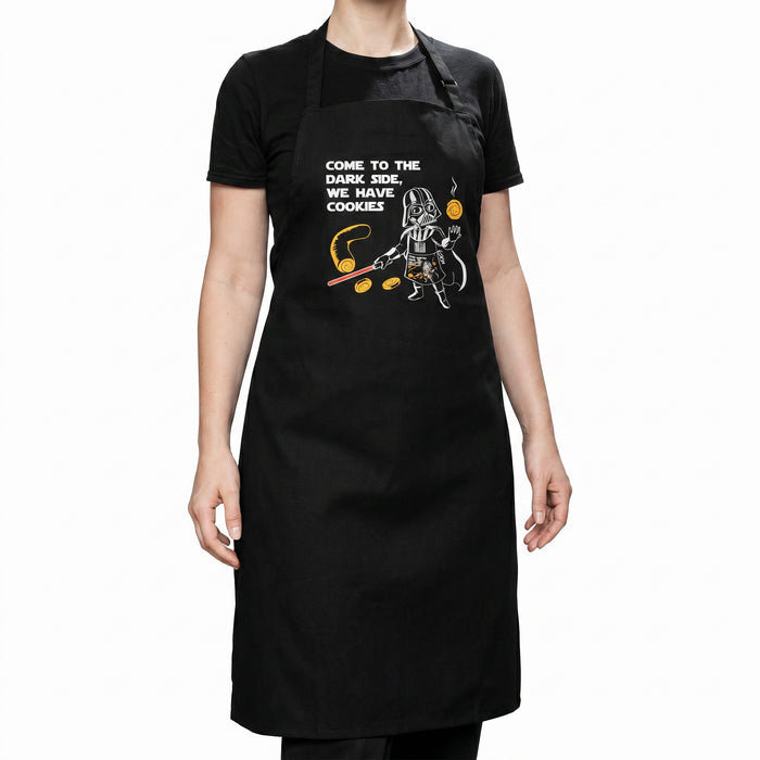 Keuken- en grillschort "Come to the Dark Side"