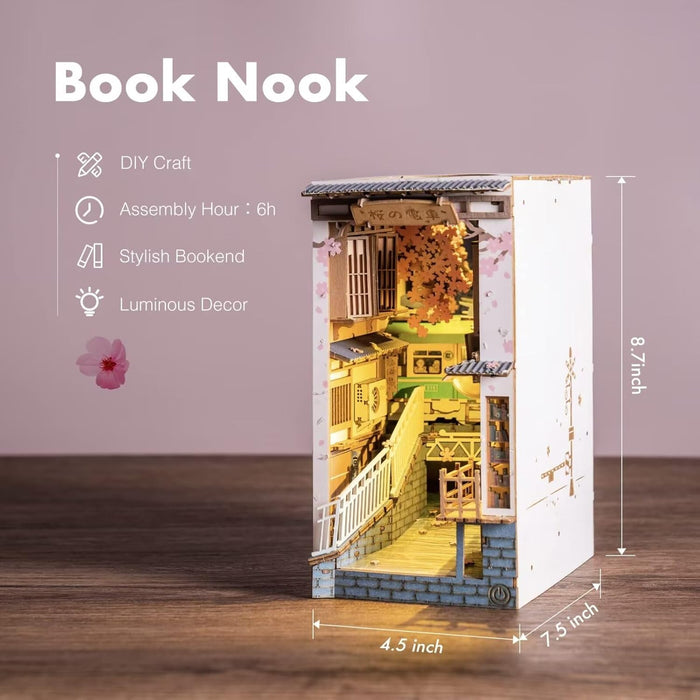 Book Nook Holzbausatz – Sakura Densya