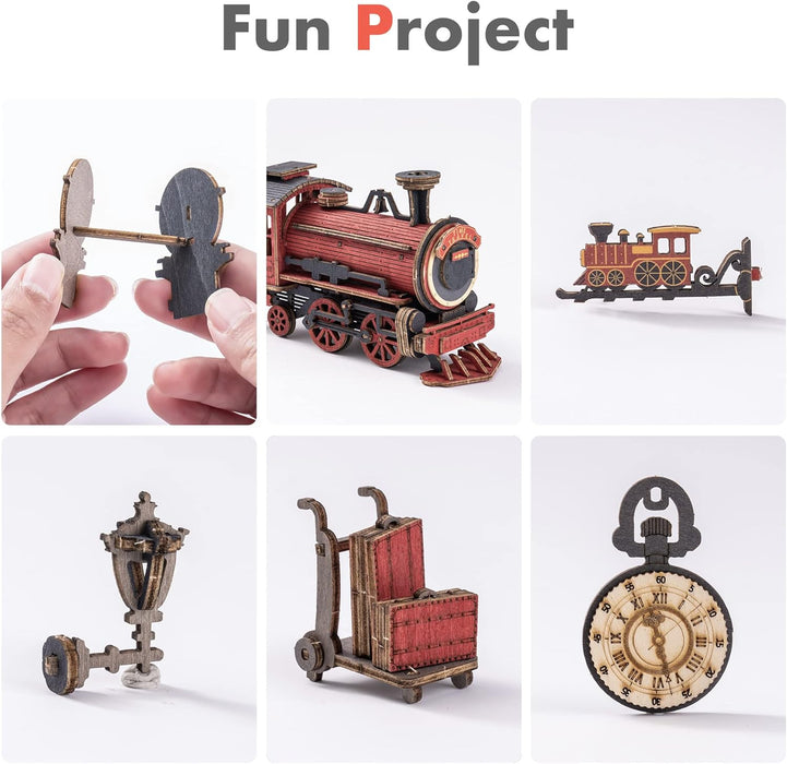 Book Nook Holzbausatz – Zeitreise