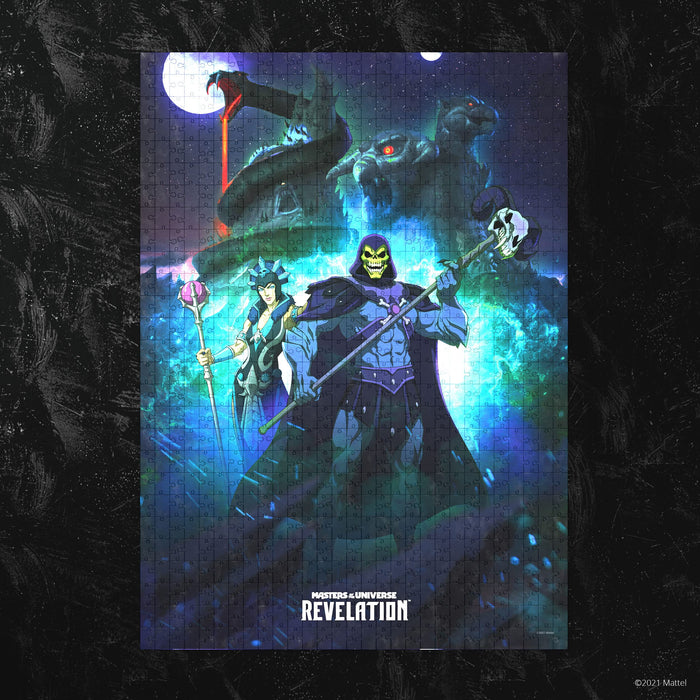 Masters of the Universe Revelation Puzzle Skeletor und Evil-Lyn
