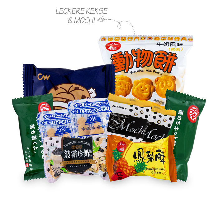Asiatische Süßigkeiten-Box mit über 30 Sorten