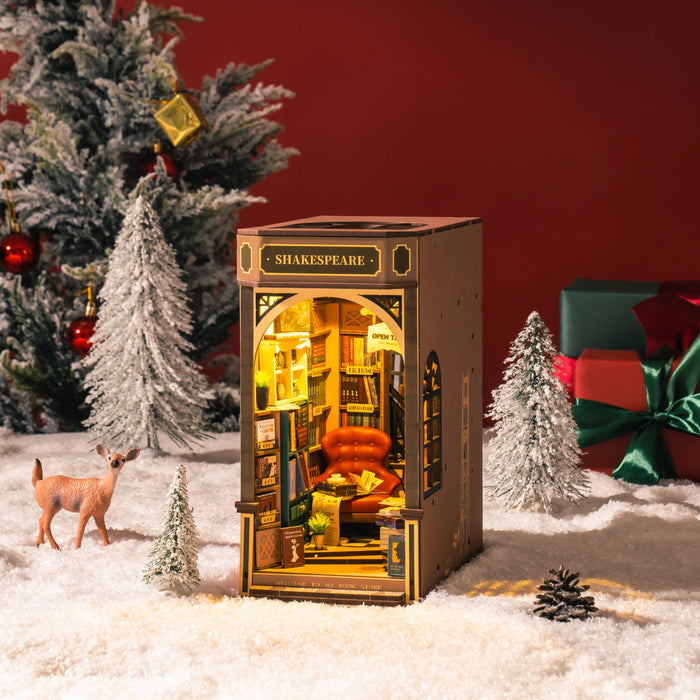 Book Nook Holzbausatz – Buchladen