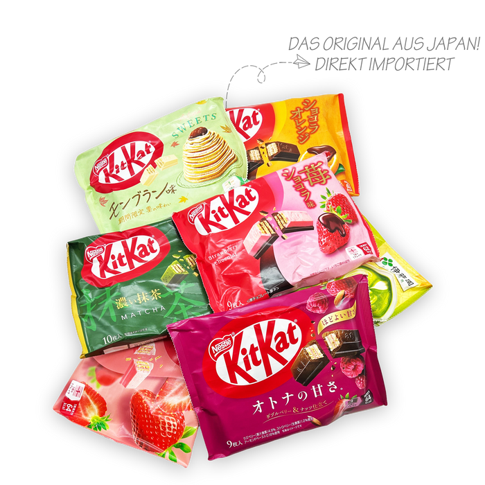 Japanische KitKat Snackbox mit 25 Riegeln