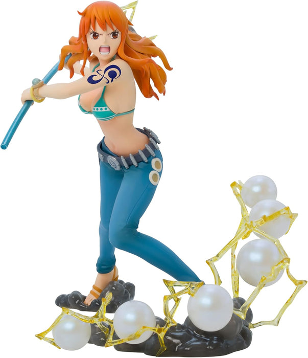 Figurine de collection One Piece Nami 1:10 vue de face