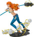 Figurine de collection One Piece Nami 1:10 vue angulée