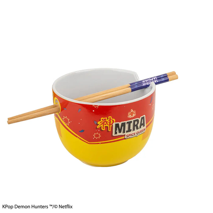 Ciotola per Ramen KPop Demon Hunters con Bacchette