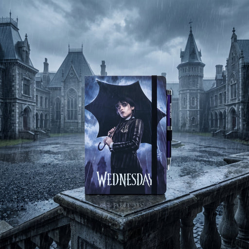 Wednesday Premium-Notizbuch mit Projektorstift