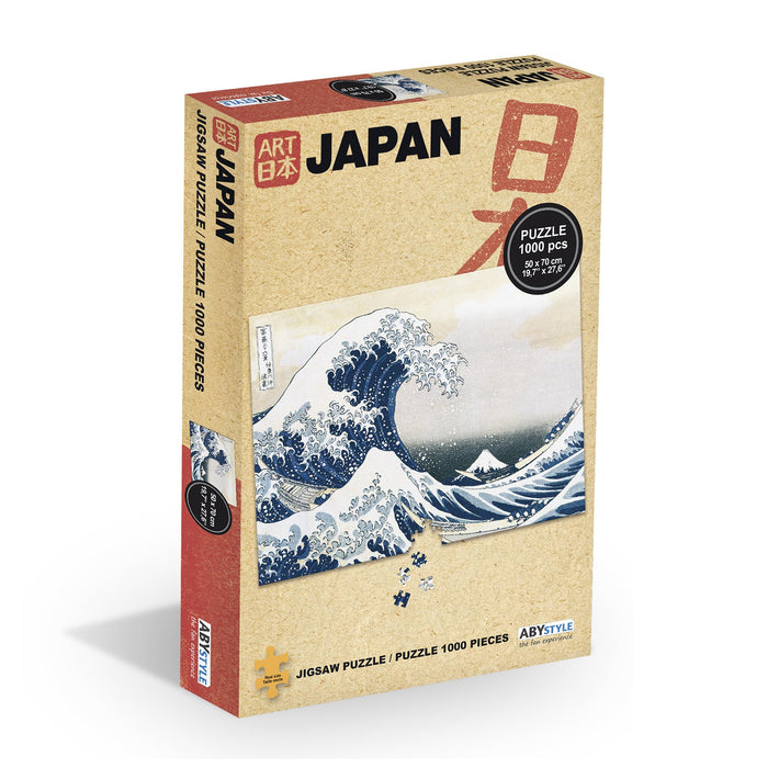 Puzzle Hokusai: La gran ola frente a Kanagawa en 1000 piezas