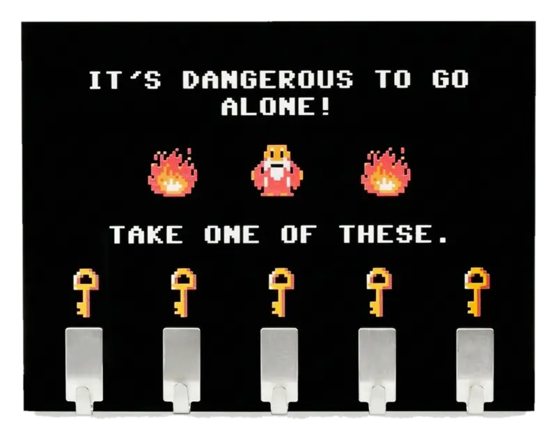 Schlüsselbrett – It's dangerous to go alone