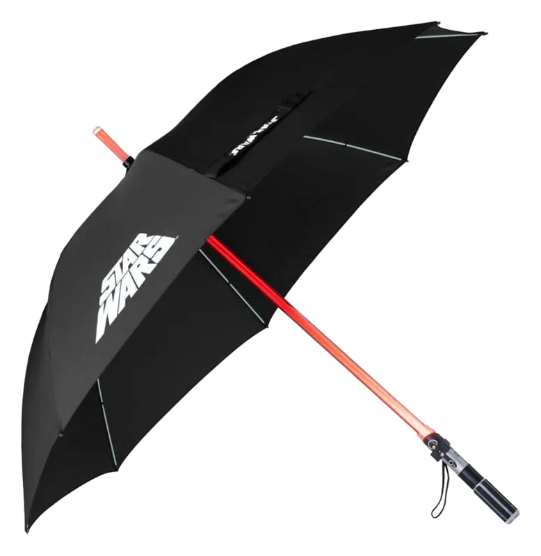 Star Wars Premium LED Regenschirm - Darth Vaders Lichtschwert