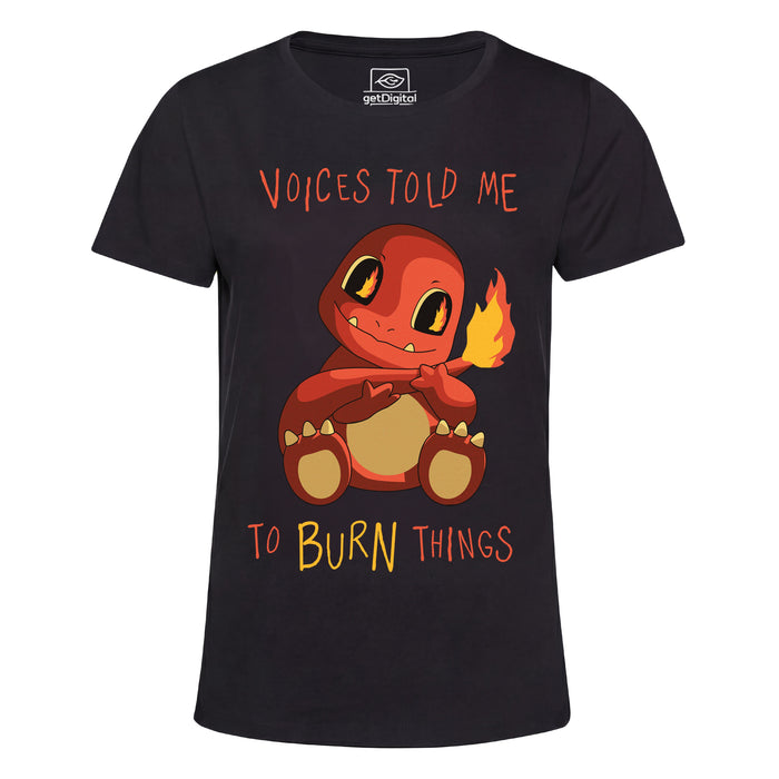 Voices Told Me To Burn Things - Vue principale Girlie Noir