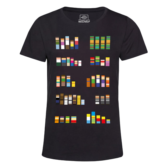 Pixel Legends of TV - Vue principale Girlie Noir