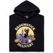 Broomstick Delivery - El Gato se Hace Cargo del Servicio de Entrega - Vista principal Sudadera Negro