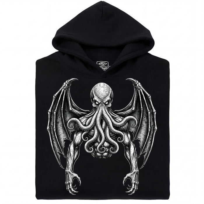 Cthulhu - El Gran Antiguo - Vista principal Hoodie Negro