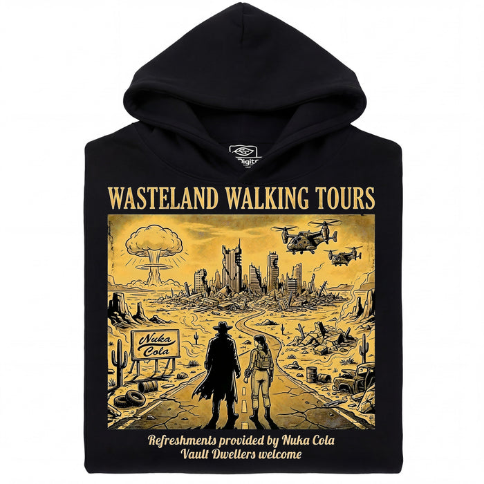 Wasteland Walking Tours - Vue principale Hoodie Noir