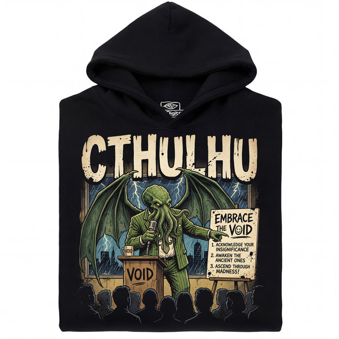 Cthulhu - Embrace the Void - Hoofdweergave Hoodie Zwart