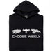 Choose Your Spaceship - Hoofdweergave Hoodie Zwart