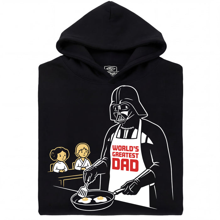 World's Greatest Dad - Vista principale Felpa con cappuccio Nero