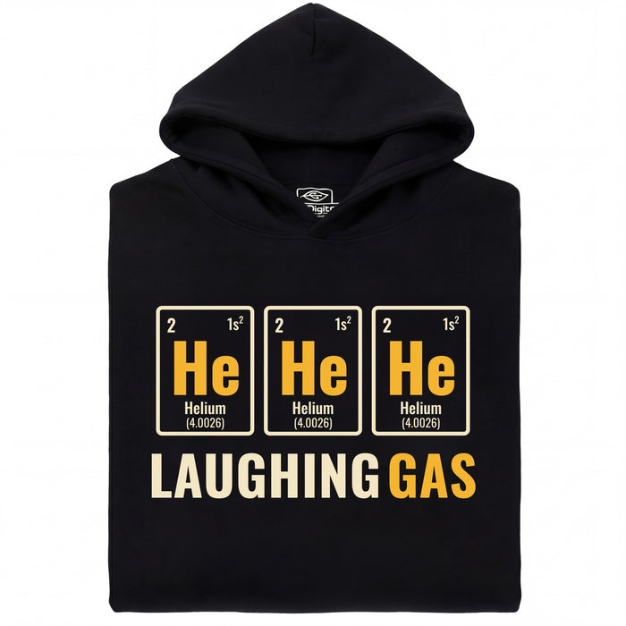 Gaz Hilarant - Vue de face Sweat Noir