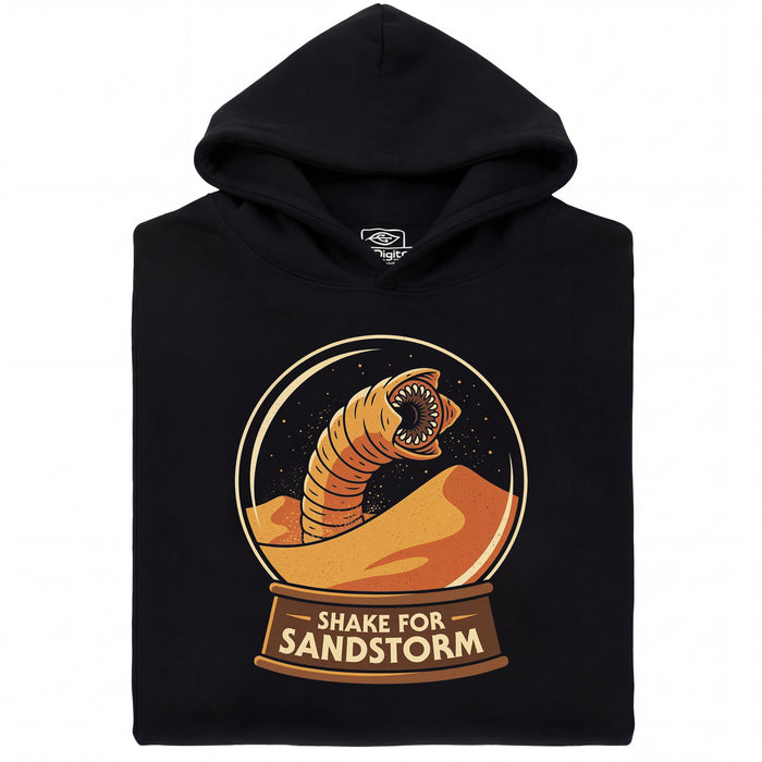 Shake for Sandstorm - Vue principale Hoodie Noir