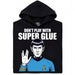 Don't Play With Super Glue - Vooraanzicht Hoodie Zwart