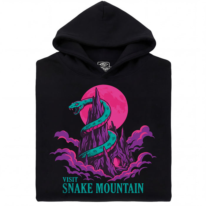 Visit Snake Mountain - Vista principale Felpa Nero