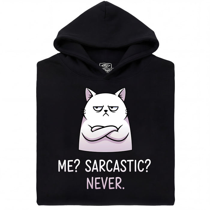 Definitely not sarcasm - Vista principale Hoodie Nero