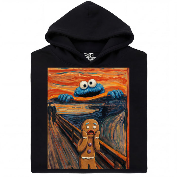 Le Cri - Édition Monstre des Cookies - Vue principale Sweatshirt Noir