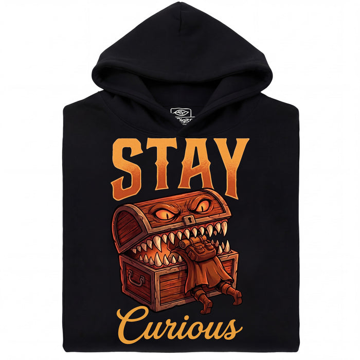Stay Curious - Main view Hoodie Black