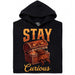 Stay Curious - Main view Hoodie Black