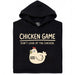 Chicken Game - Vista principal Hoodie Negro