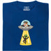 Revenge of the Cow - Hoofdaanzicht T-Shirt Blauw