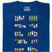 Pixel Legends of TV - Vue principale T-Shirt Bleu