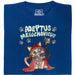 Adeptus Meowchanicus - Voorkant T-Shirt Blauw