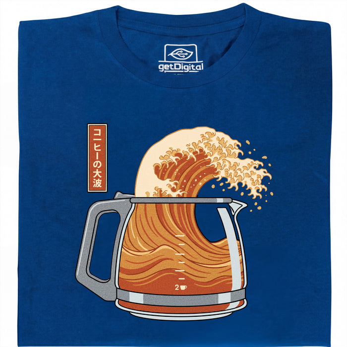 The Great Brew - Vista frontale maglietta blu