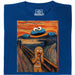 Le Cri - Édition Monstre des Cookies - Vue principale T-Shirt Bleu
