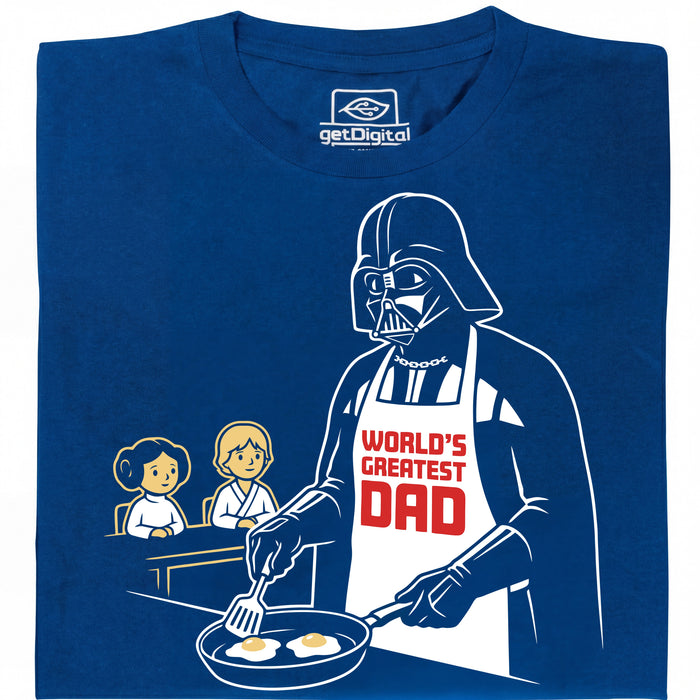 World's Greatest Dad - Vista principale Maglietta Blu
