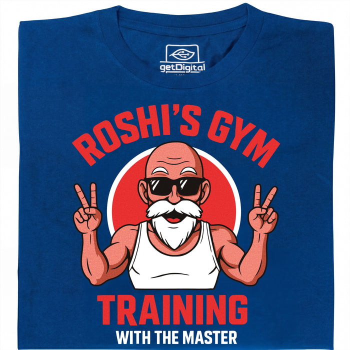 Training with the Master (Colourized) - Vue principale T-shirt Bleu