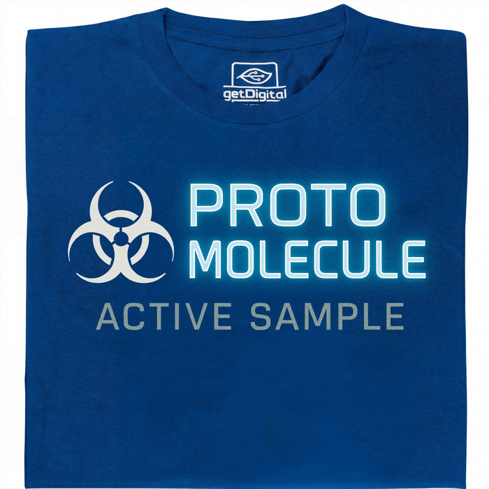 Protomolecule - Active Sample - Vue principale T-shirt Bleu