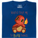 Voices Told Me To Burn Things - Vue principale T-Shirt Bleu