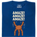 Amaze Amaze Amaze - Hoofdweergave T-Shirt Blauw