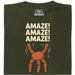 Amaze Amaze Amaze - Hoofdweergave T-Shirt Donkergroen