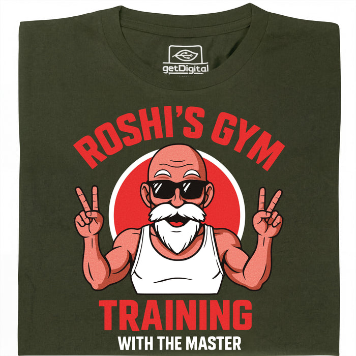 Training with the Master (Colourized) - Vue principale T-shirt Vert foncé
