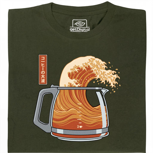 The Great Brew - Hauptansicht T-Shirt Dunkelgrün