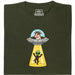 Revenge of the Cow - Hoofdaanzicht T-Shirt Donkergroen