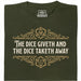 The Dice Giveth and the Dice Taketh Away - Main view T-shirt Dark Green