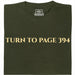 Turn To Page 394 - Hoofdweergave T-Shirt Donkergroen